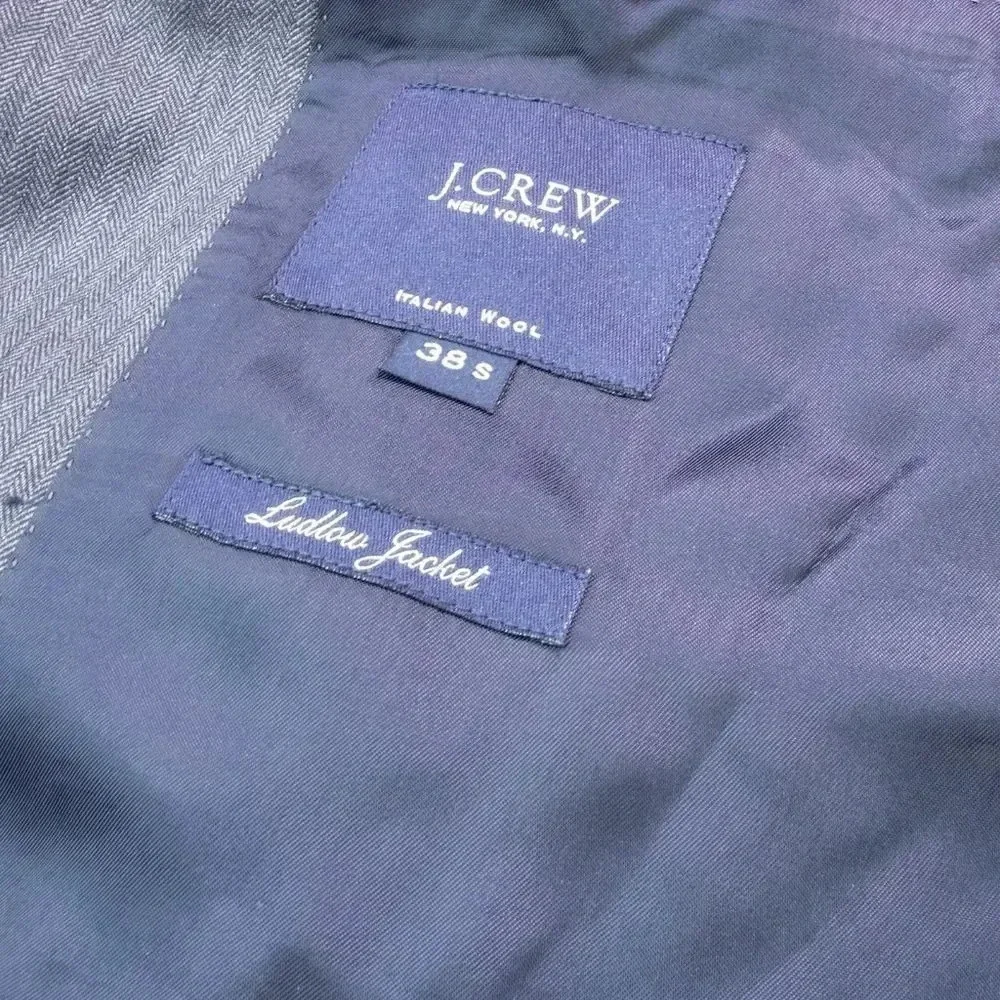 J. Crew Gray Wool Ludlow Jacket 38s